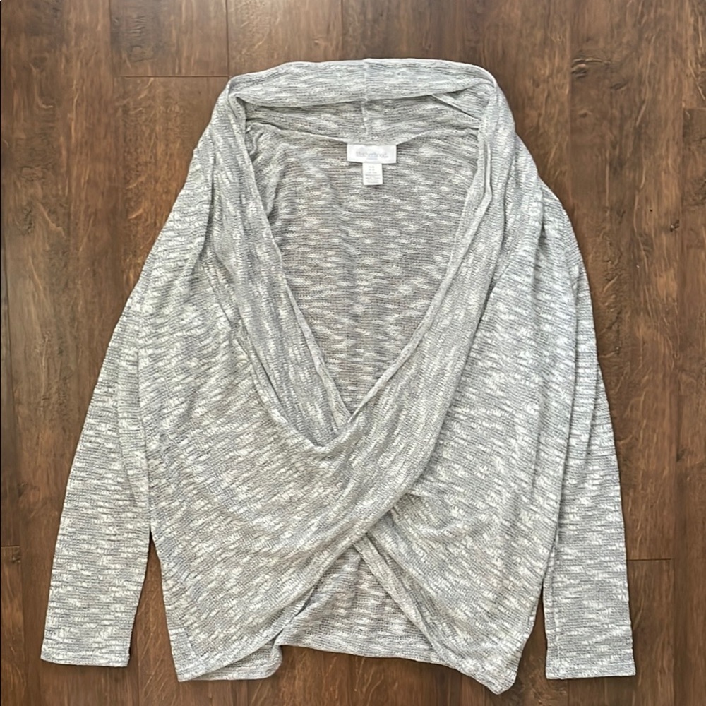 Motherhood Black and White Knit Cardigan